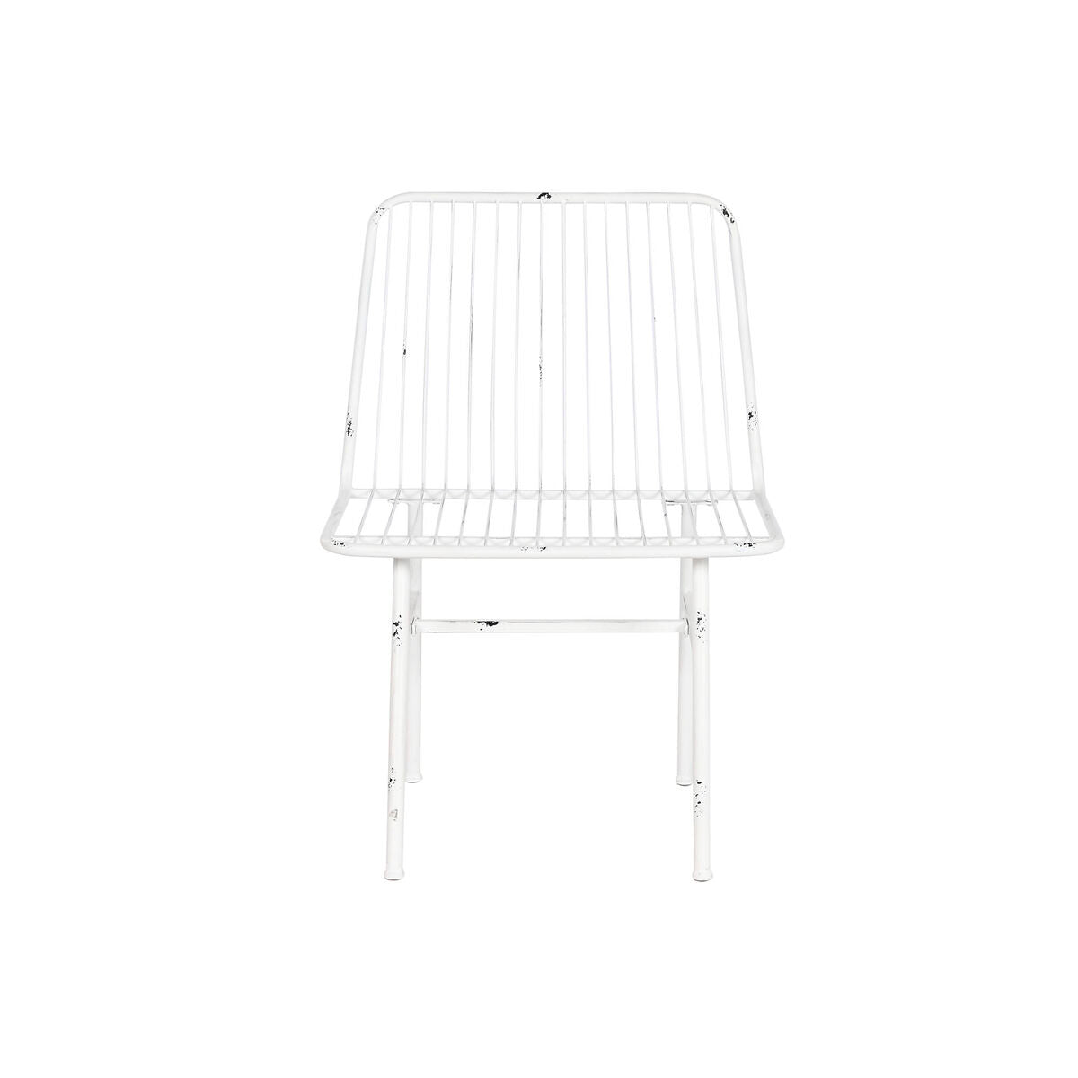 Tisch mit 3 Sesseln Home ESPRIT Weiß Metall 115 x 53 x 83 cm