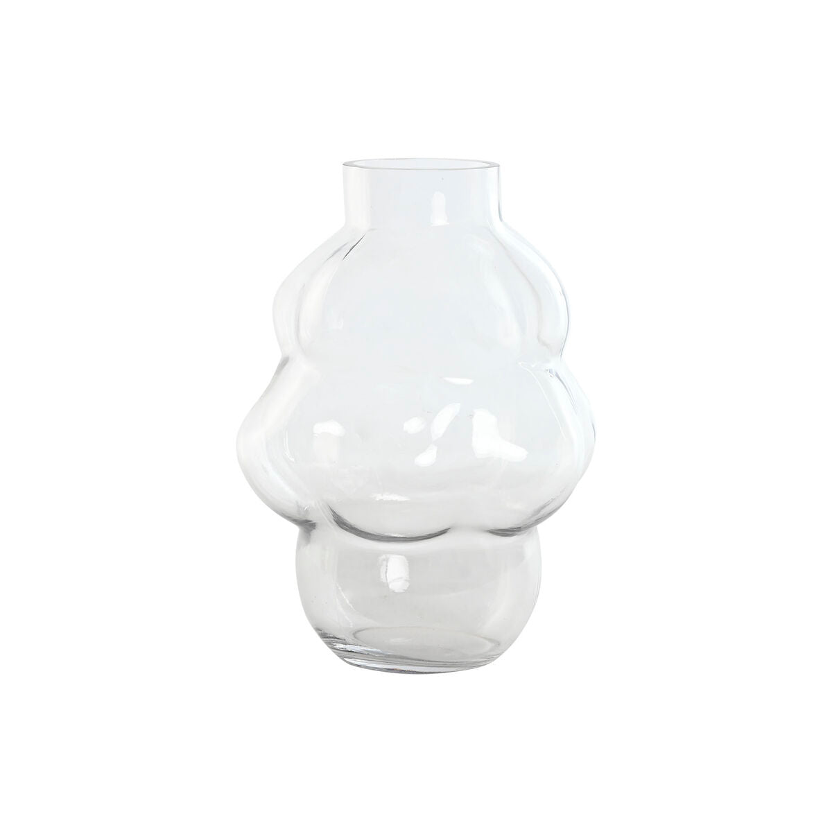 Vase Home ESPRIT Durchsichtig Kristall 24 x 22 x 32 cm
