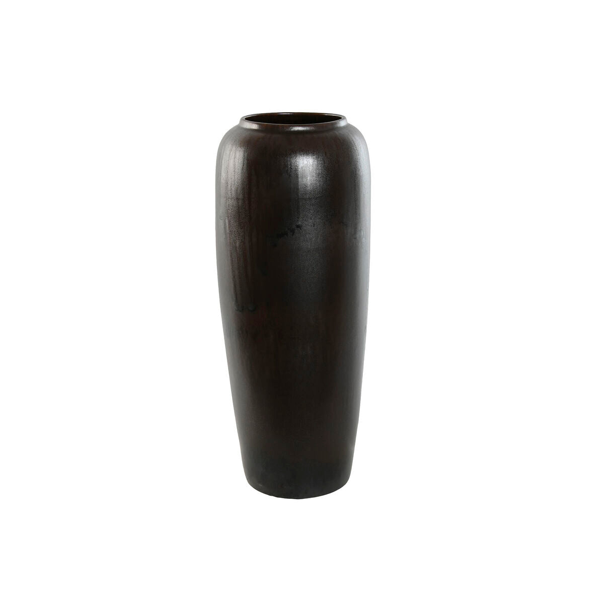 Vase Home ESPRIT Dunkelbraun aus Keramik 20 x 20 x 50 cm