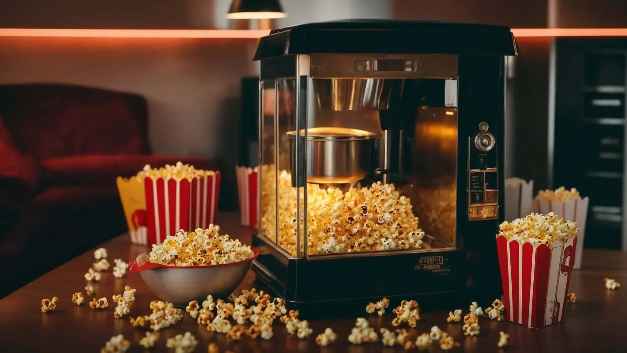 Genießen Sie perfekte Filmabende mit dieser Popcornmaschine!