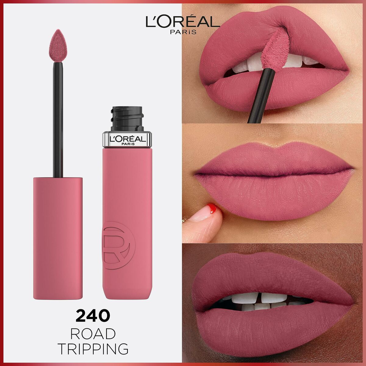 Liquid lipstick L'Oreal Make Up Infaillible Matte Resistance Road Tripping Nº 240 (1 Unit)-CA International