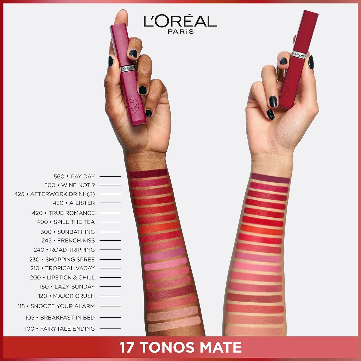 Lipgloss L'Oreal Make Up Infaillible Matte Resistance True Romance Nº 420 (1 Stück) - CA International  