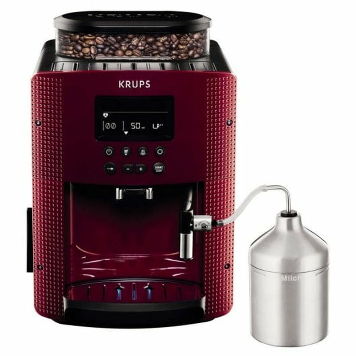 Superautomatische Kaffeemaschine Krups EA816570 1450 W Rot - CA International  