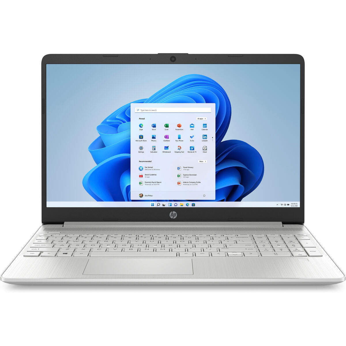 Laptop HP 15s-eq2090ns Qwerty Spanisch AMD Ryzen 5 5500U 15,6" 8 GB RAM 512 GB SSD - CA International 