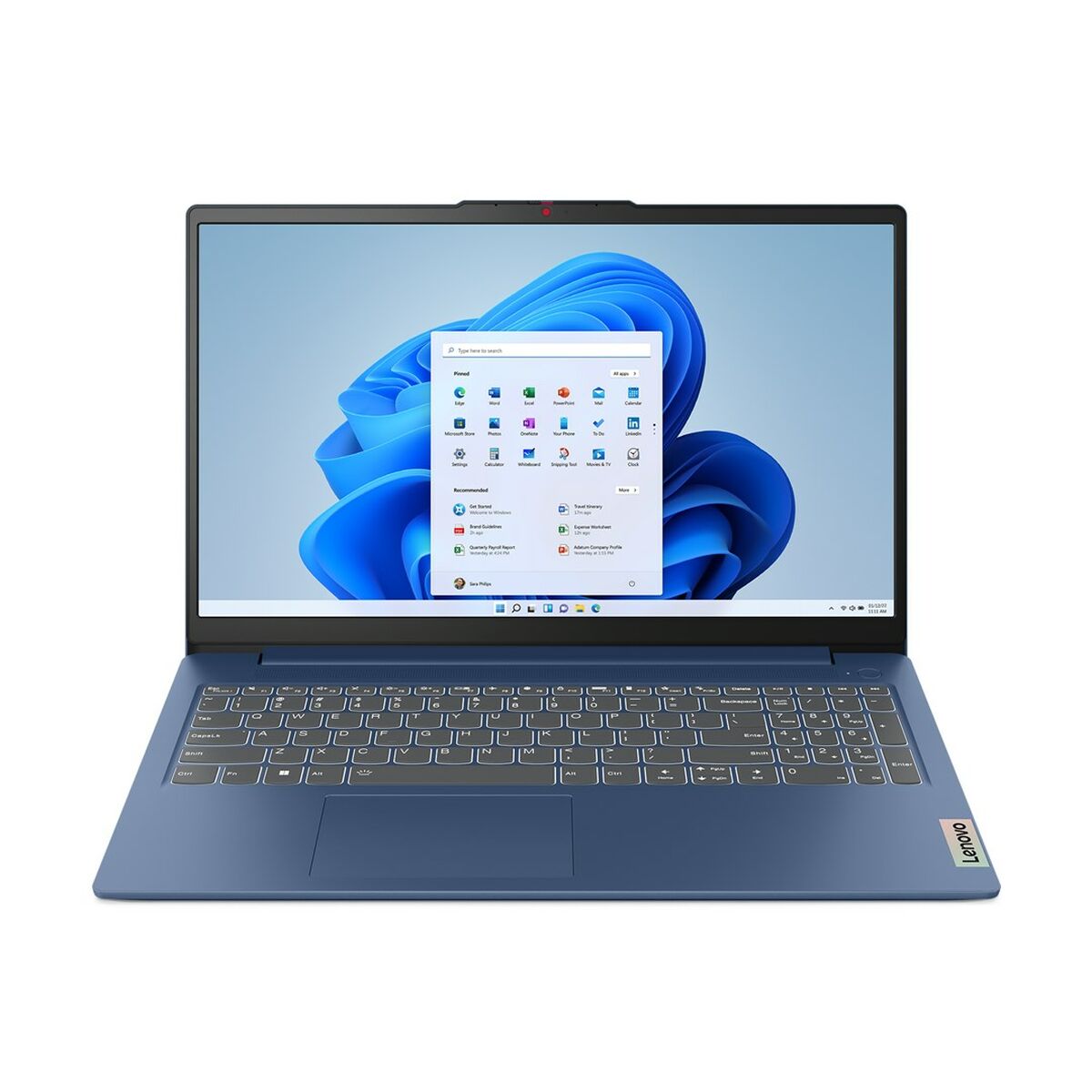 Laptop Lenovo IdeaPad Slim 3 15,6" Intel Core i3 N305 8 GB RAM 512 GB SSD Qwerty US - CA International 