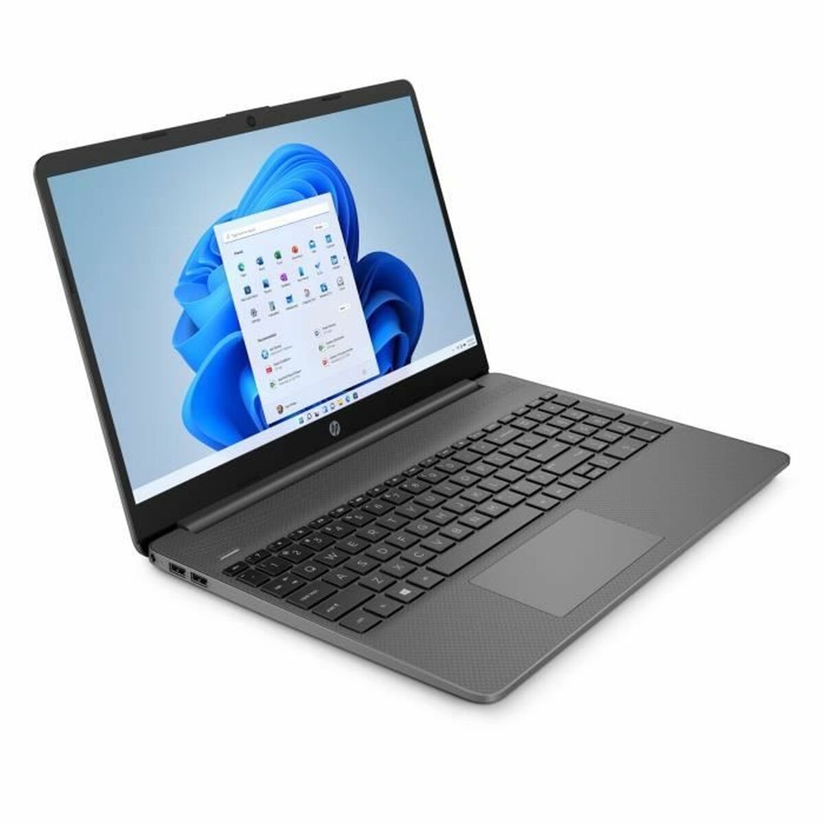 Laptop HP 15s-fq0024nf 15,6" Intel Celeron N4120 4 GB RAM 128 GB SSD Azerty Französisch - CA International  