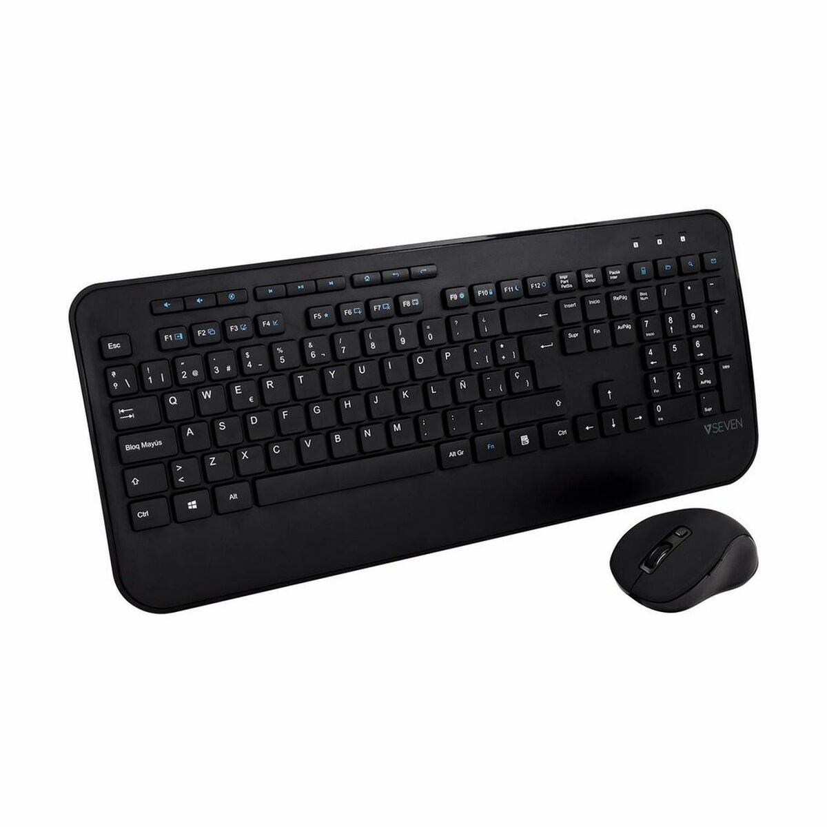 Keyboard and Mouse V7 CKW300ES Spanish Qwerty Spanish - CA International   #