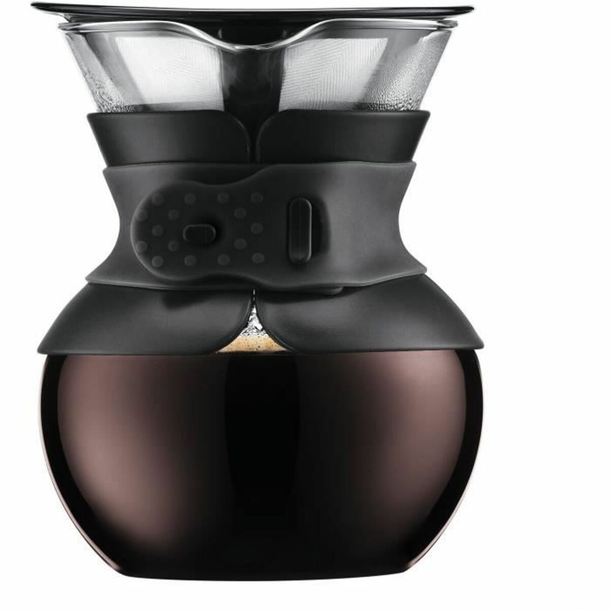 Cafetière with Plunger Bodum To Over Black 500 ml 8 Cups - CA International   #