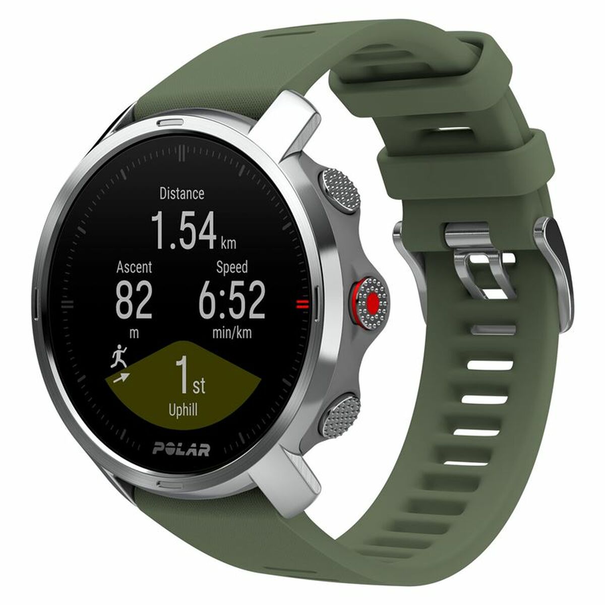 Smartwatch Polar Grit X 46 mm grün - CA International 