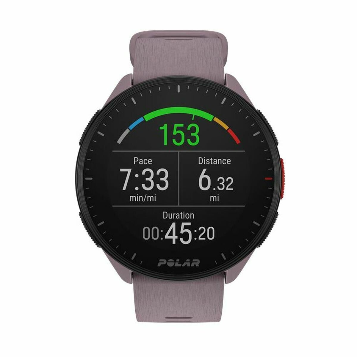 Smart Watch mit Schrittzähler Running Polar Pacer 45 mm Lila - CA International 