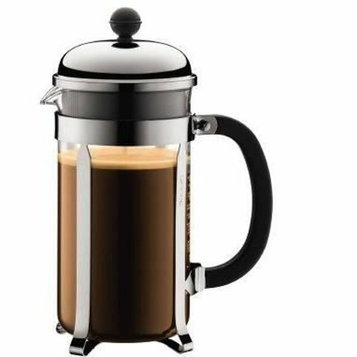 Kolben-Kaffeemaschine Bodum Chambord Edelstahl 1 L - CA International 