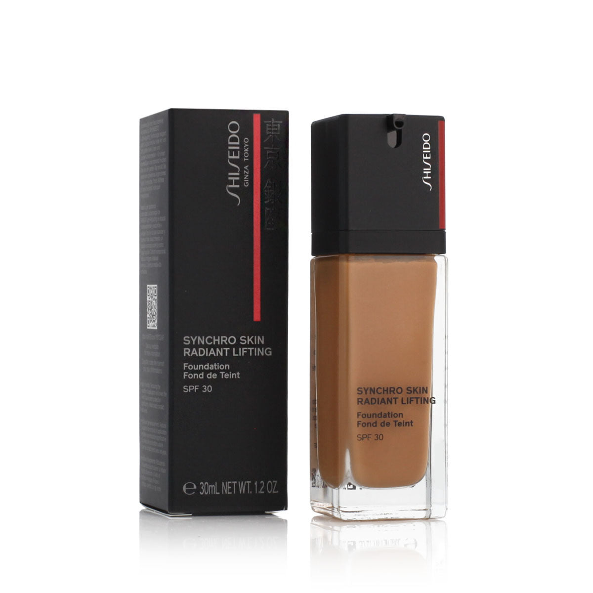 Fluid Makeup Basis Shiseido Synchro Skin Radiant Lifting Nº 420 Bronze Spf 30 30 ml - CA International 