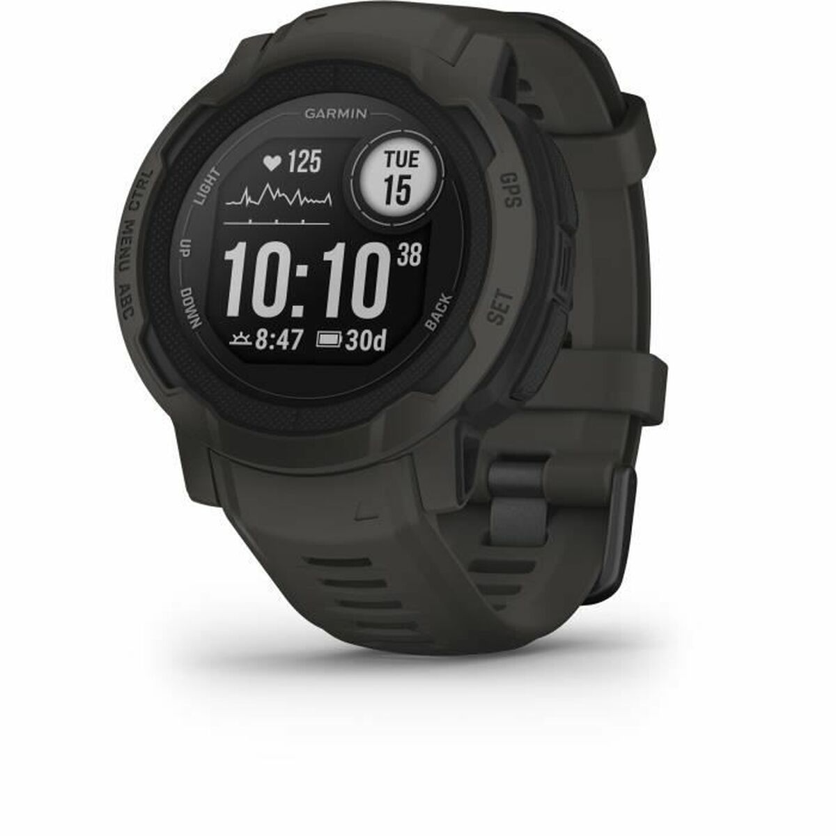 Smartwatch GARMIN Instinct 2 45 mm 0,9" Black Graphite Dark grey-CA International