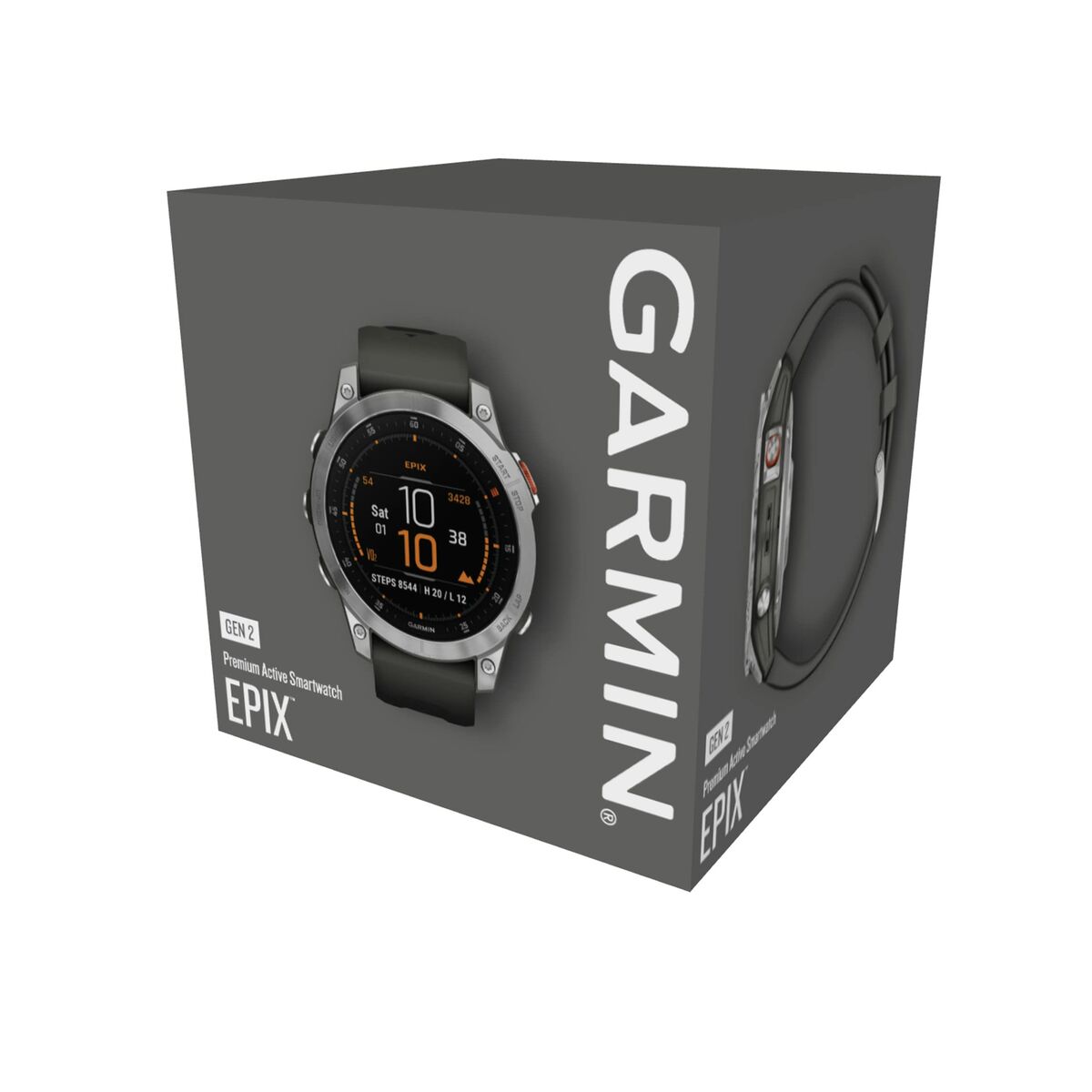 Smartwatch GARMIN Epix G2 Silberfarben 1,3" - CA International  