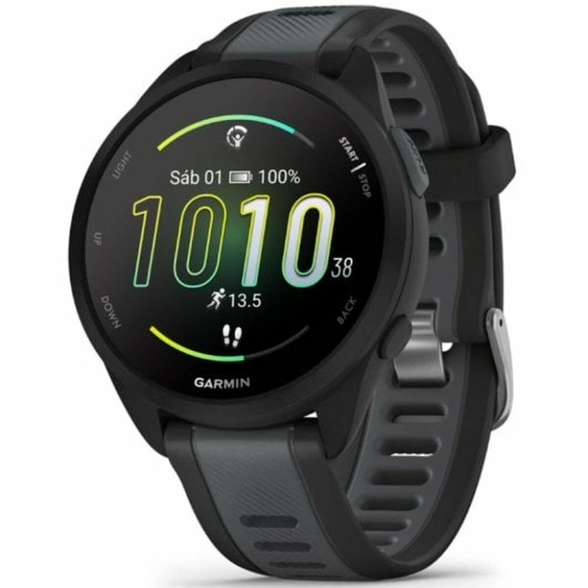 Smartwatch GARMIN Forerunner 165 Black Silver 1,2" - CA International  