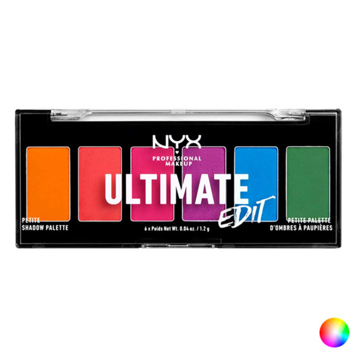 Palette mit Lidschatten Ultimate Edit NYX (1,2 g x 6) - CA International 