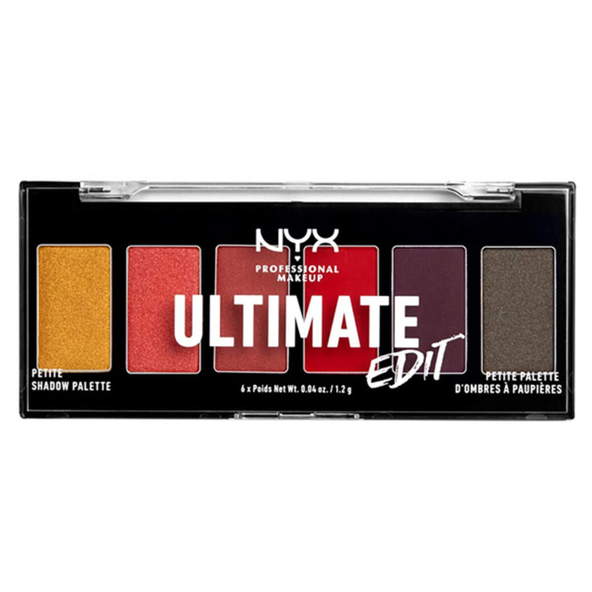 Palette mit Lidschatten Ultimate Edit NYX (1,2 g x 6) - CA International  