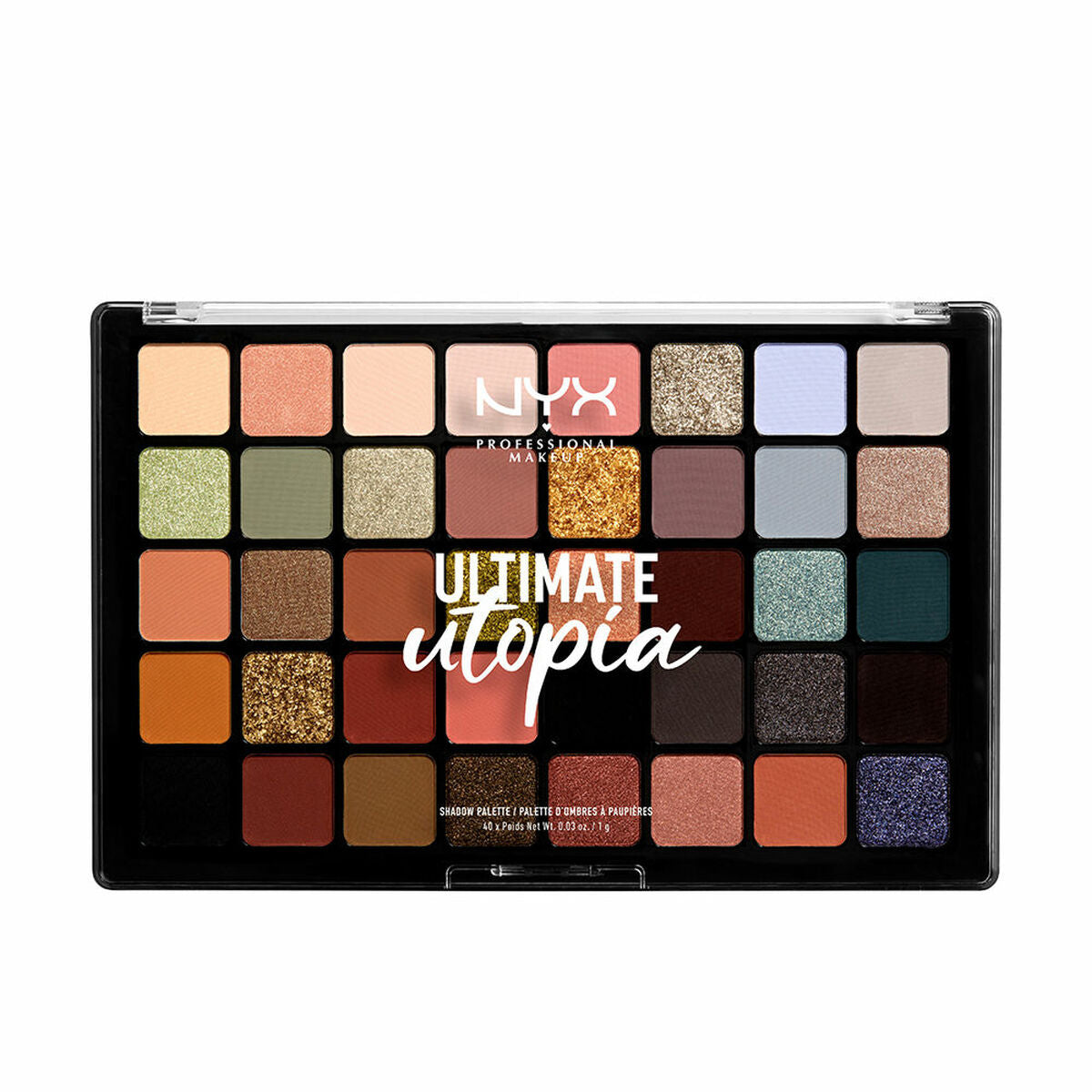 Palette mit Lidschatten NYX ultimate utopia (40 g) - CA International  