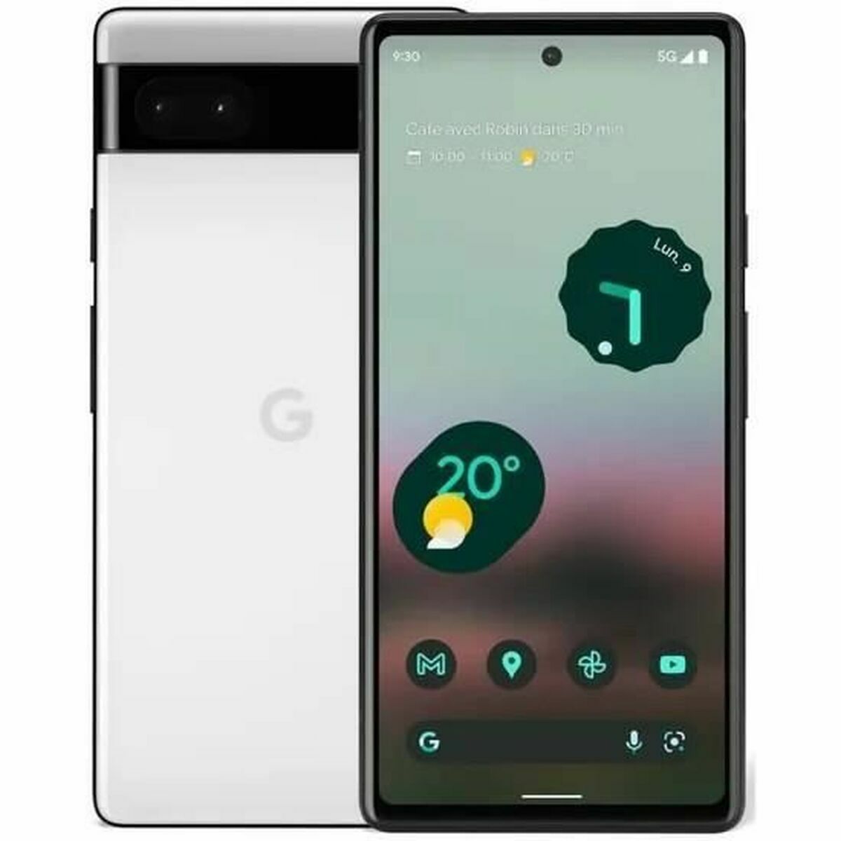 Smartphone Google Pixel 6A 6,1" Google Tensor 6 GB RAM White 128 GB-CA International