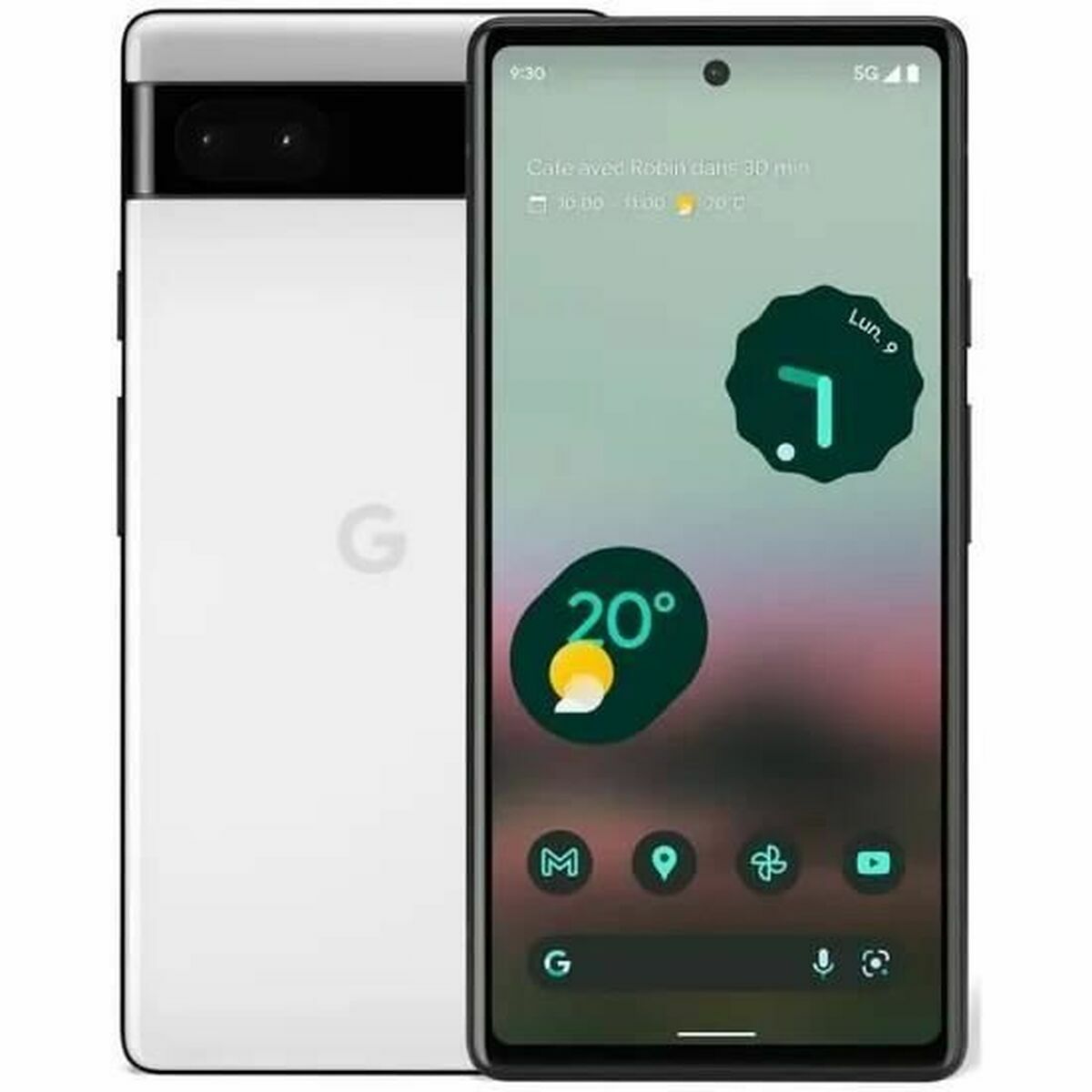 Smartphone Google Pixel 6A Weiß 6,1" 6 GB RAM Google Tensor 128 GB - CA International  