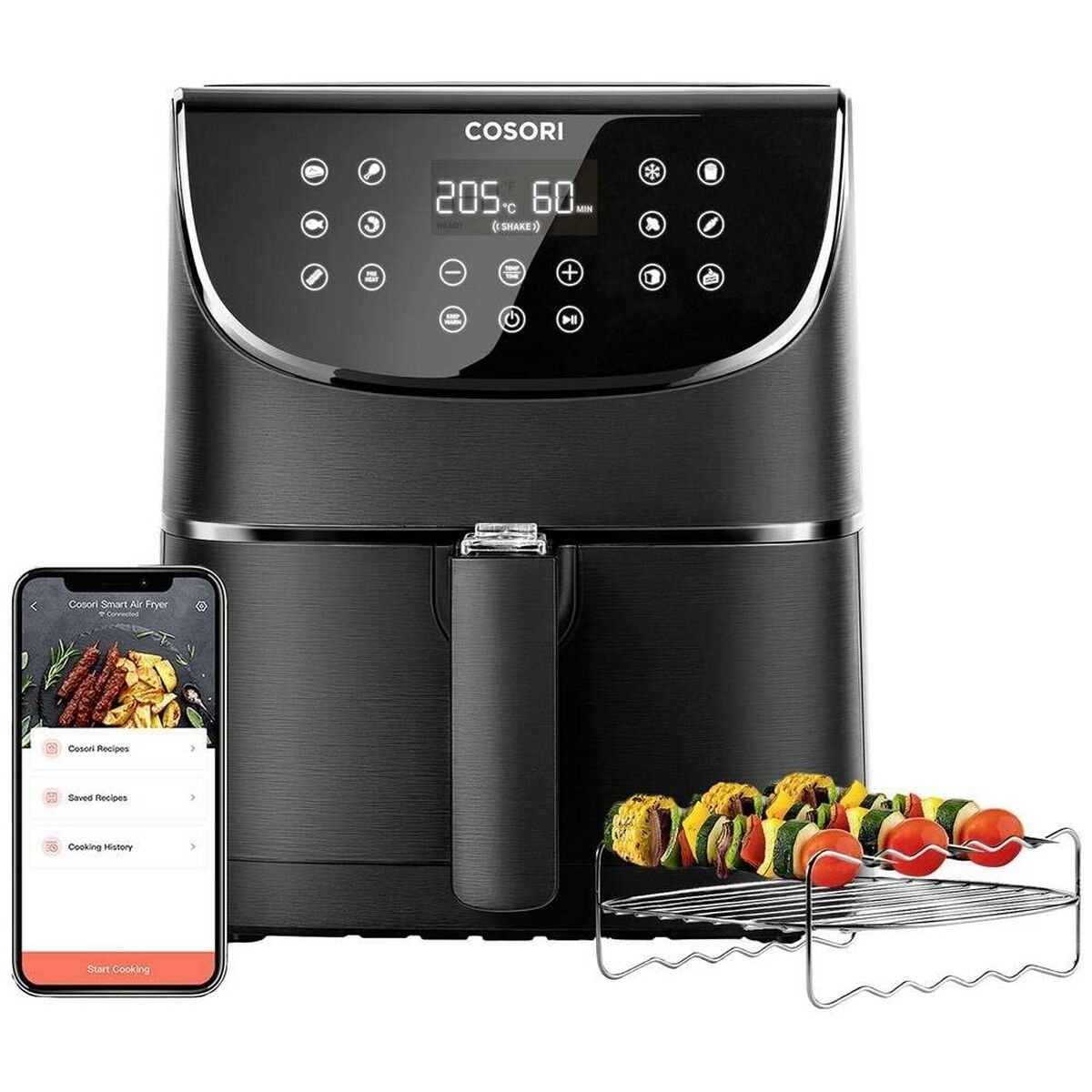 Air Fryer Cosori Smart Chef Edition Black 1700 W 5,5 L - CA International   #