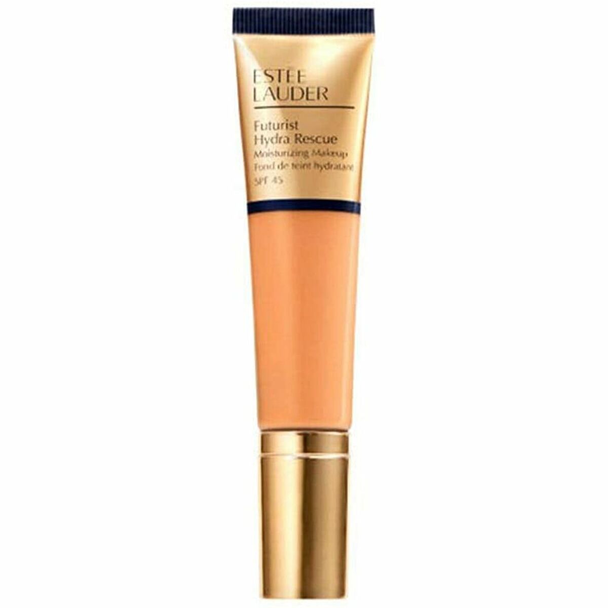 Crème Make-up Base Estee Lauder Futurist Hydra Rescue Spf 45 Nº 4W1 Honey Bronze 30 ml - CA International   #