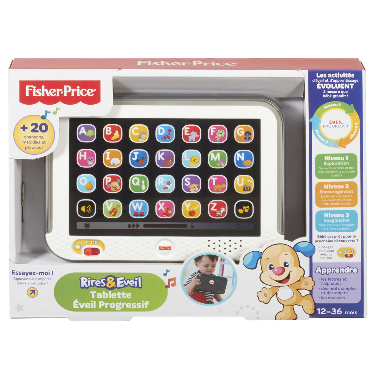 Lern-Tablet Fisher Price Ma Tablette Puppy - CA International  
