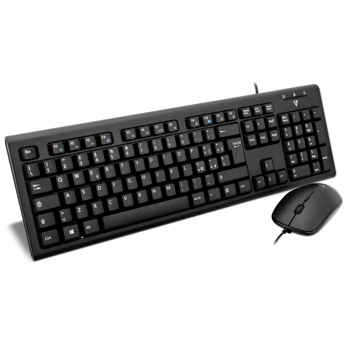 Keyboard and Mouse V7 CKU200IT Qwerty Italian - CA International   #