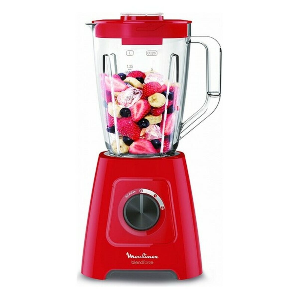 Cup Blender Moulinex LM420510 1,25 L 600W Red - CA International