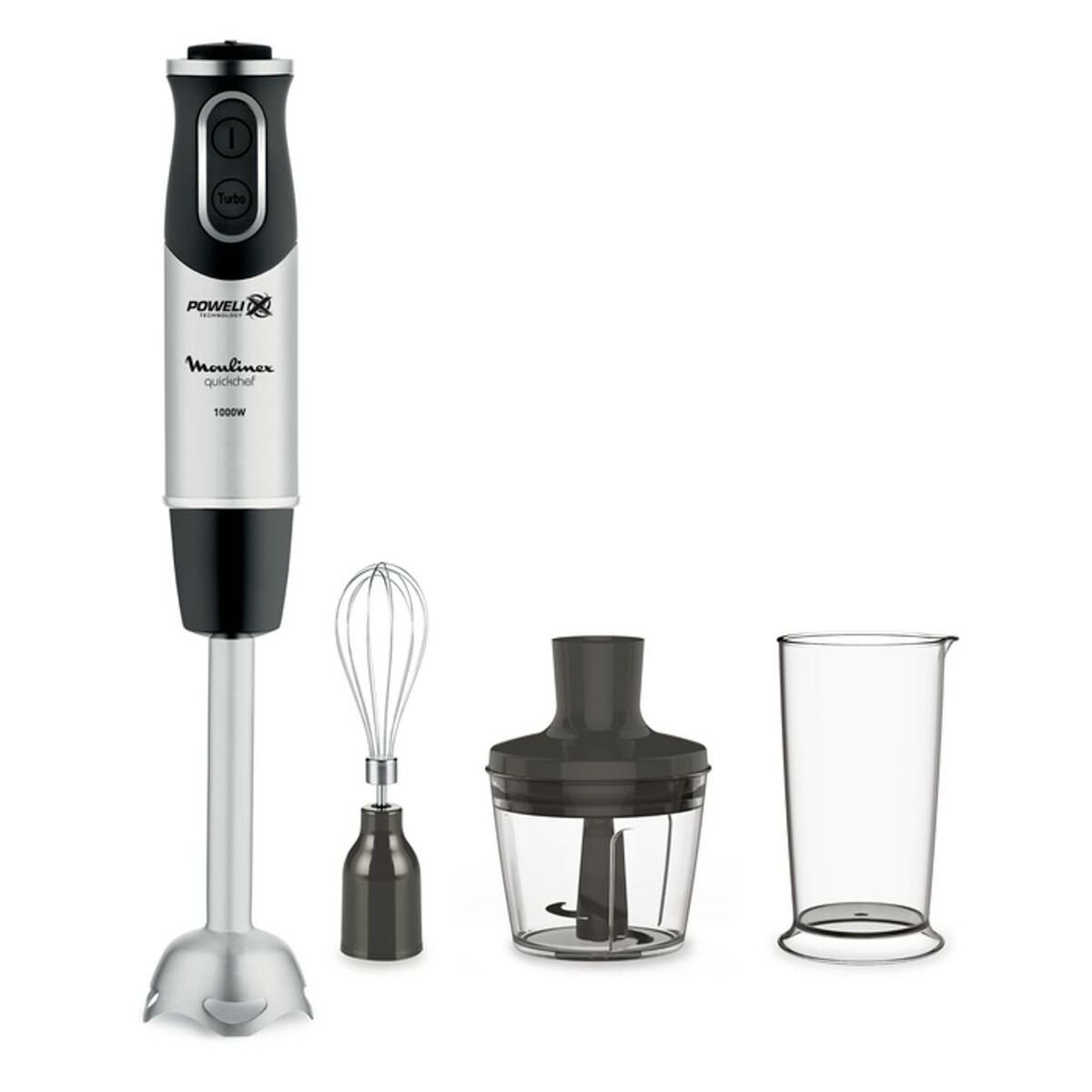 Hand-held Blender Moulinex DD6A5110 Black 1000 W - CA International   #