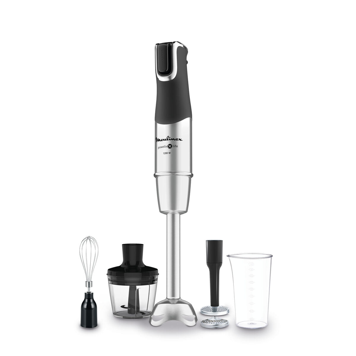 Multifunction Hand Blender with Accessories Moulinex Powelix Life Silver 1200 W - CA International   #