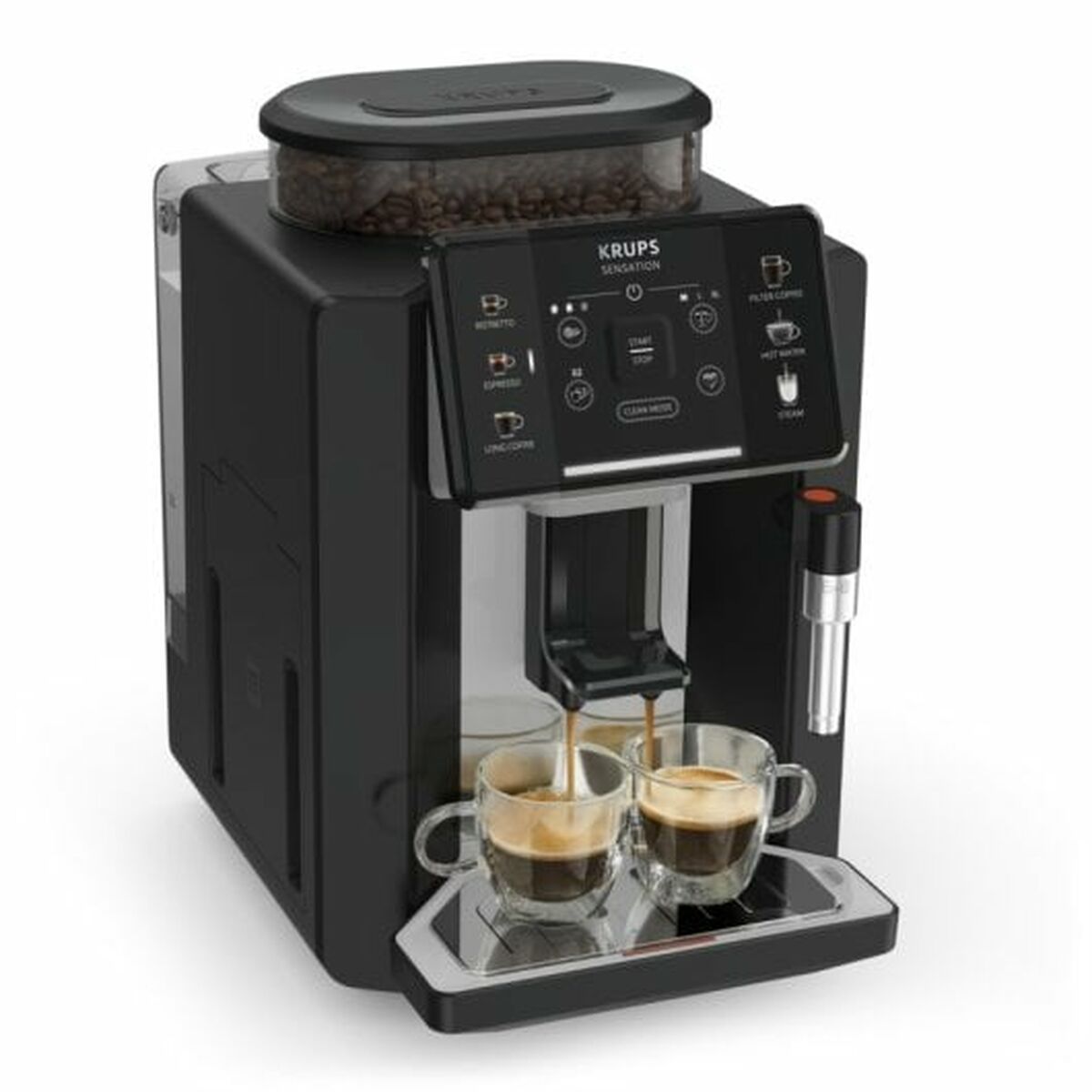 Superautomatic Coffee Maker Krups C10 EA910A10 Black 1450 W 15 bar 1,7 L - CA International  