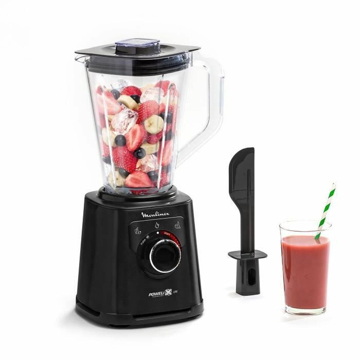 Cup Blender Moulinex LM88A810 Black 1200 W 1,5 L 2 L - CA International   #