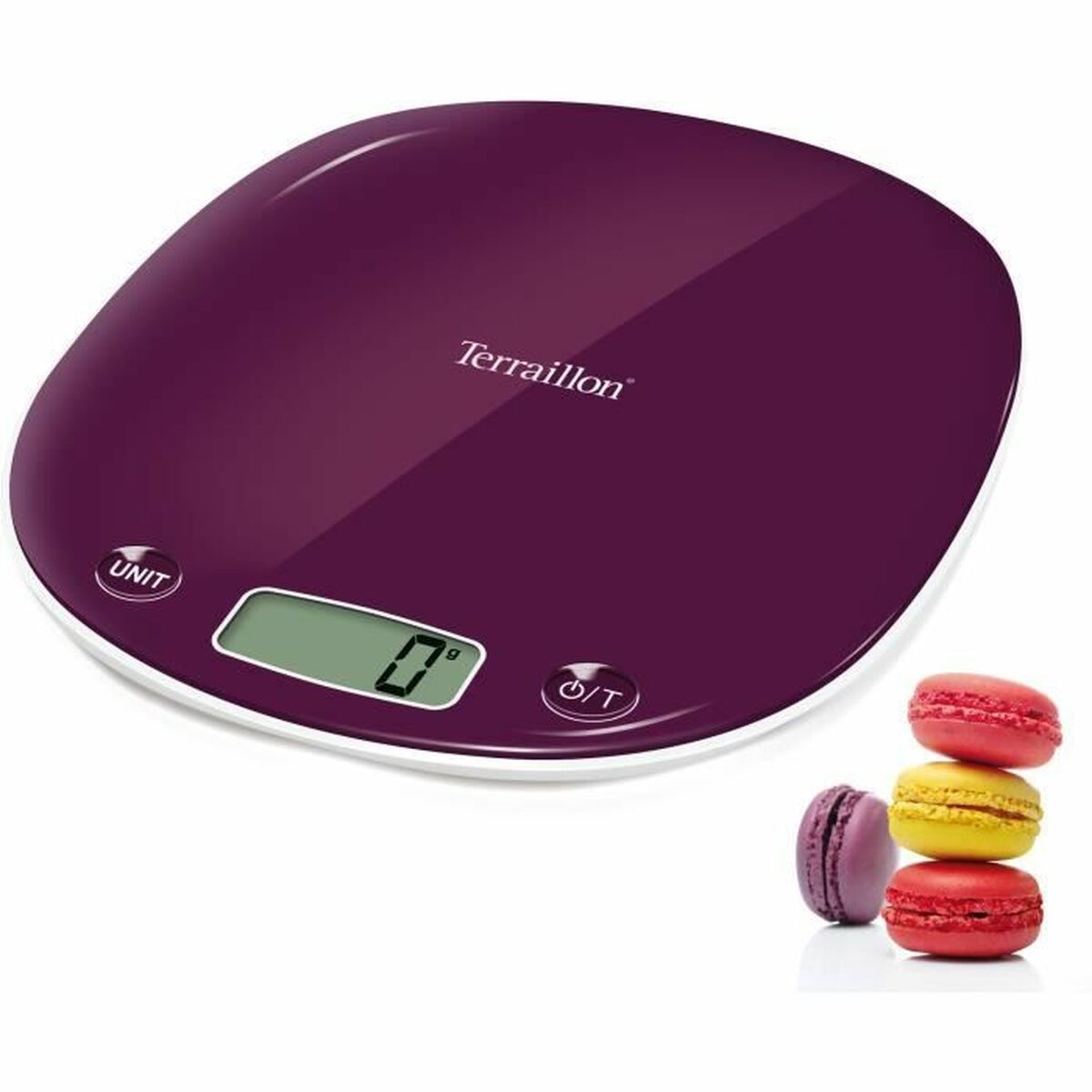 kitchen scale Terraillon Macaron Purple 5 kg-CA International