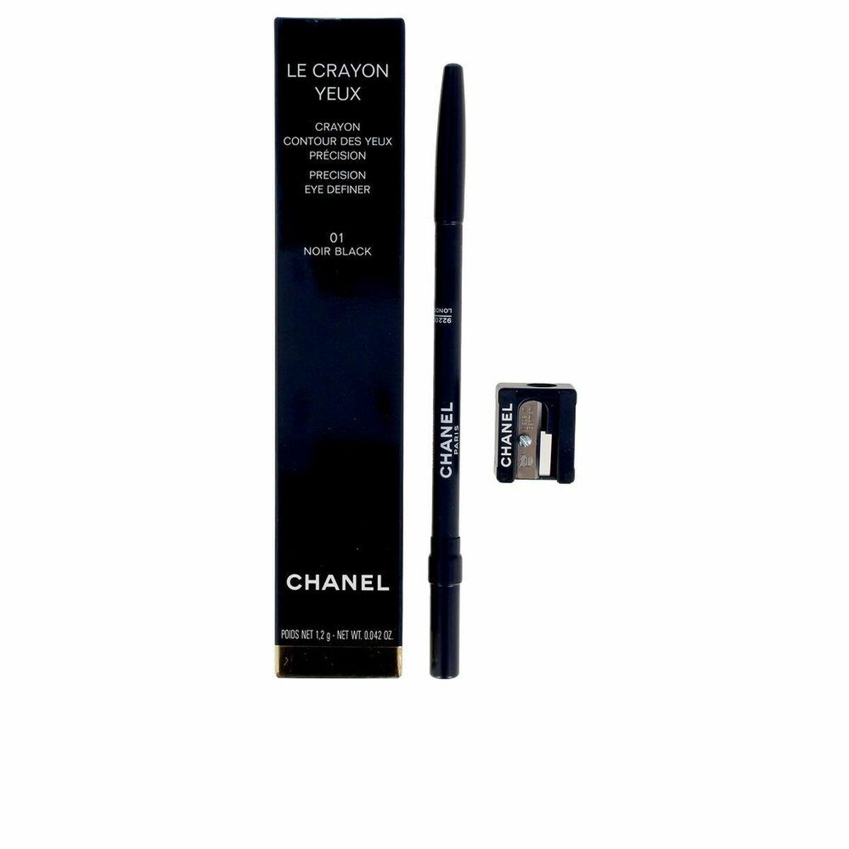 Eye Pencil Chanel Le Crayon Yeux Noir black-01 (1 Unit) (1,2 g) - CA International   #