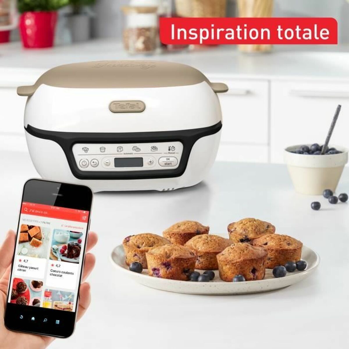 Cupcake- und Muffin-Maschine Tefal Weiß - CA International  