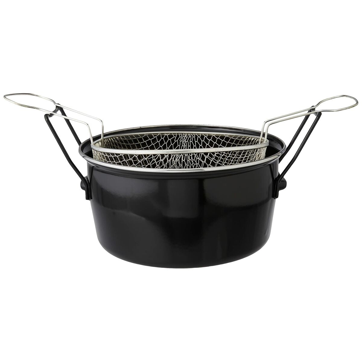 Deep-fat Fryer Baumalu Black Ø 28 cm-CA International