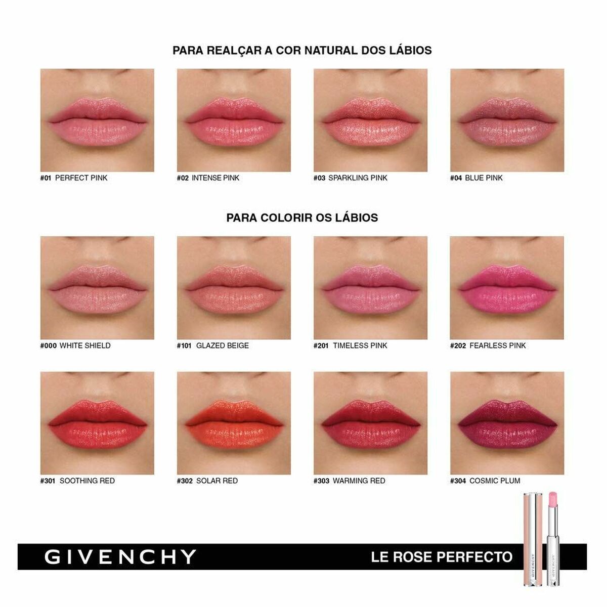 Lippenstift Givenchy Le Rose Perfecto LIPB N302 2,27 g - CA International  