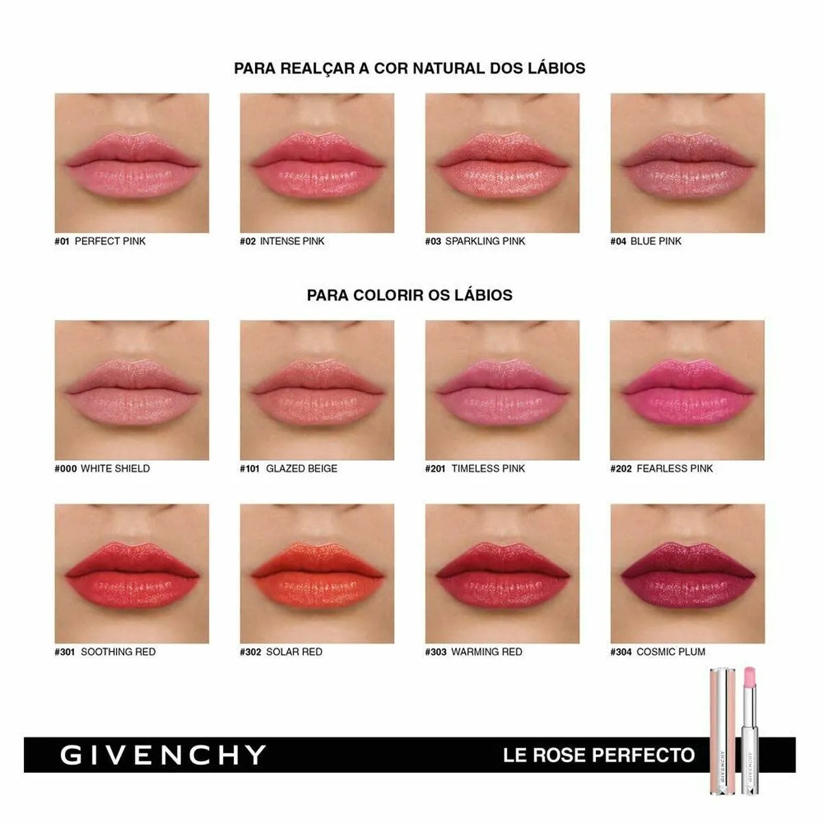 Lipstick Givenchy Le Rose Perfecto LIPB N303 2,27 g - CA International