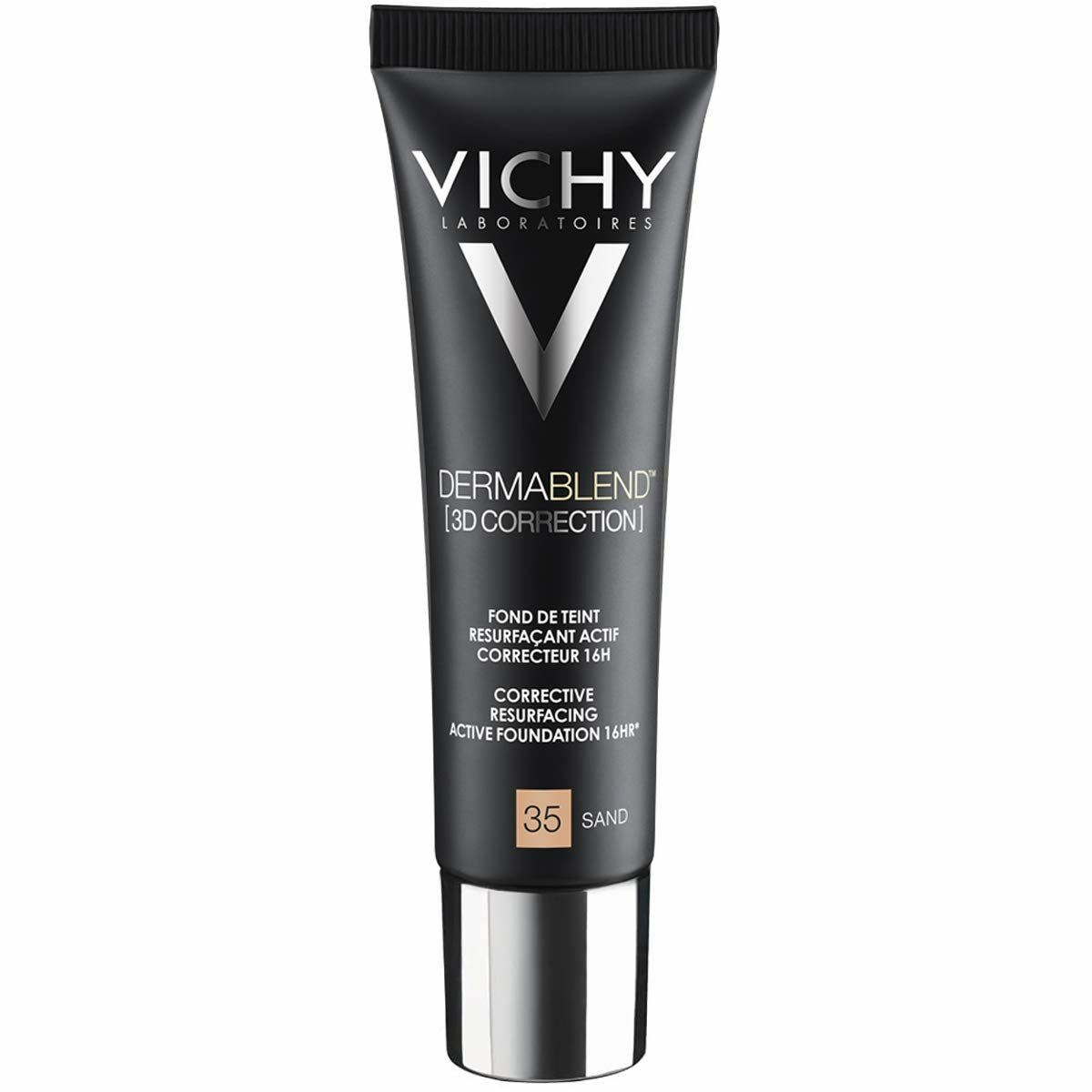 Liquid Make Up Base Vichy Dermablend 3D Correction 30 ml Spf 25 Nº 35 Sand - CA International   #