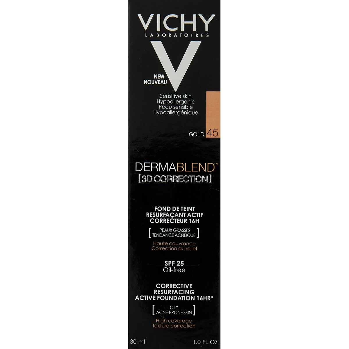 Fluid Makeup Basis Vichy Dermablend D Correction 45-gold Nº 45-gold (30 ml) - CA International  