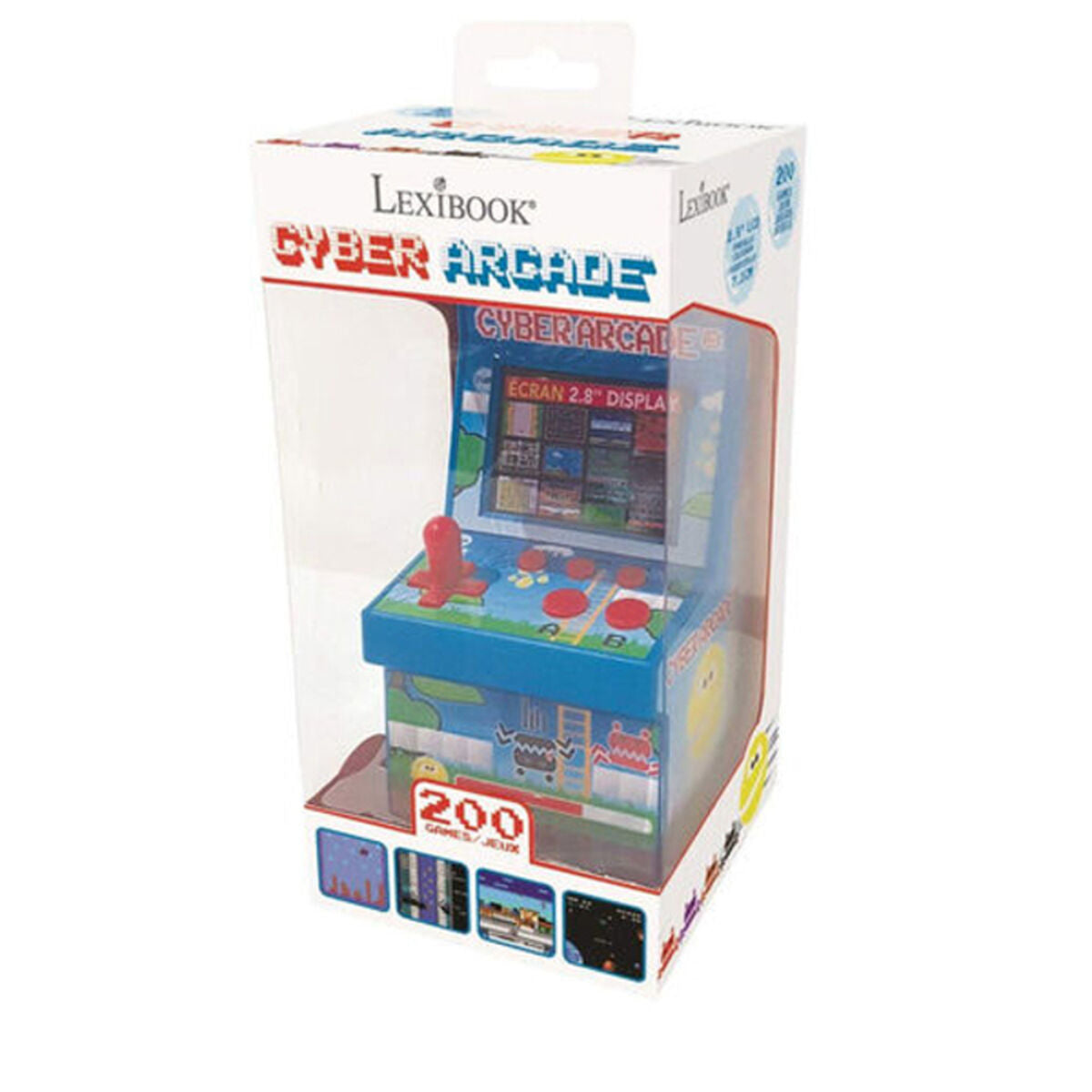 Konsole Cyber Arcade 200 Games Lexibook JL2940 LCD 2,5" - CA International 