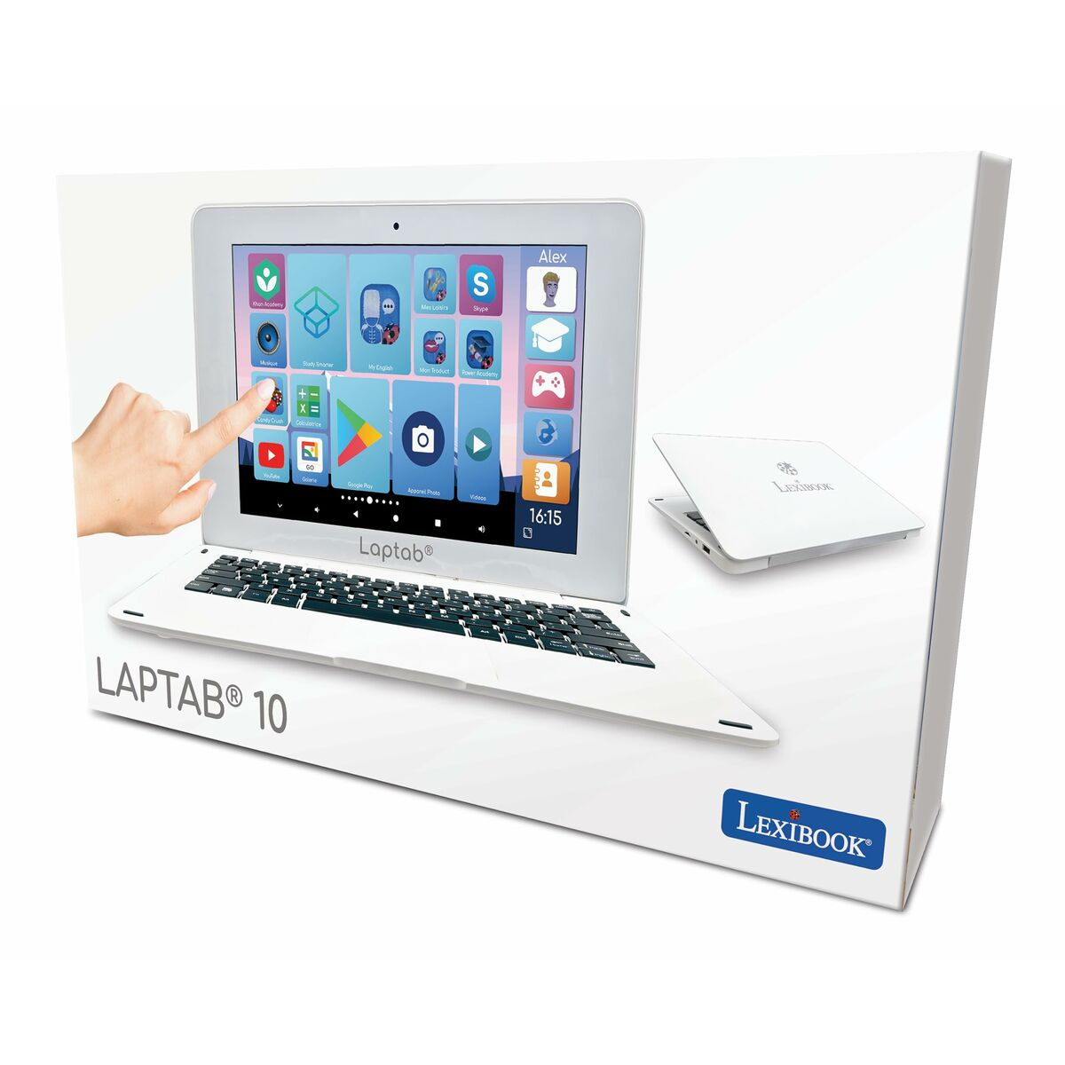 Laptop Lexibook Laptab 10 Weiß - CA International 