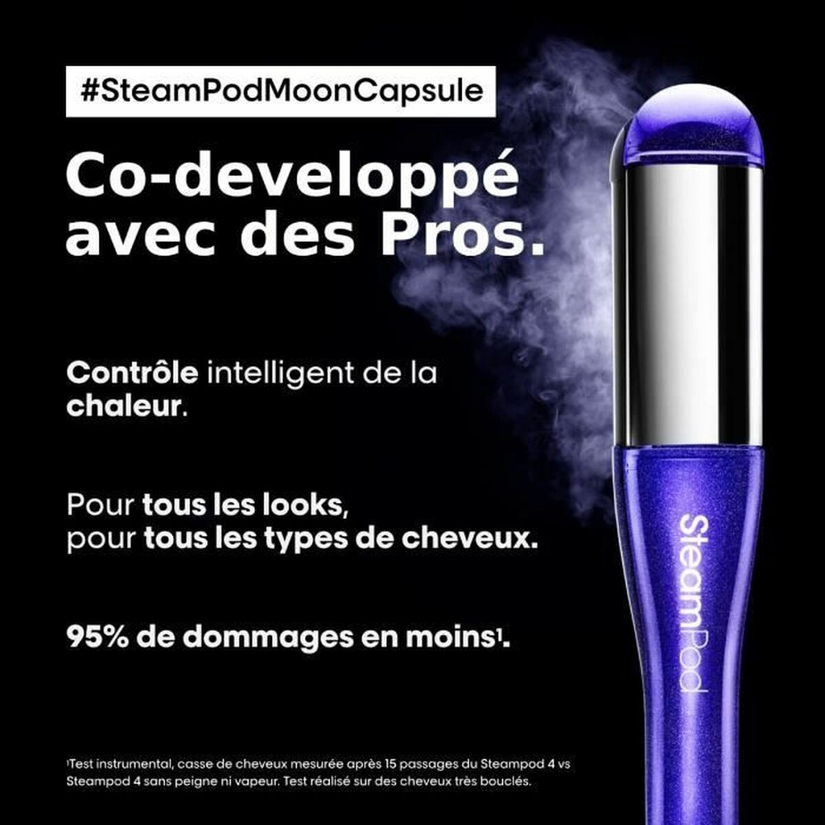 Glätteeisen L'Oreal Professionnel Paris Steampod 4.0 Limited Edition Moon Capsule - CA International  