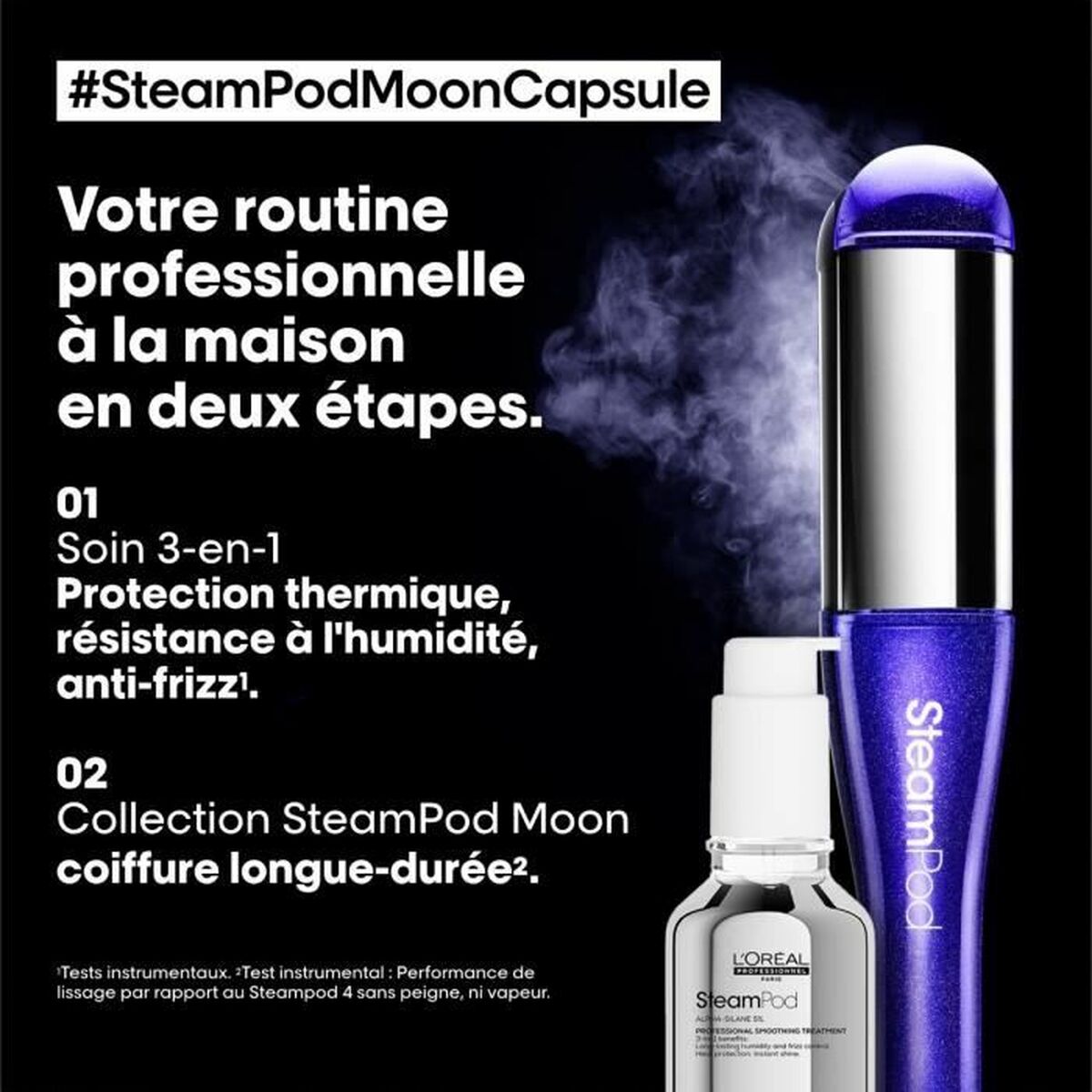 Glätteeisen L'Oreal Professionnel Paris Steampod 4.0 Limited Edition Moon Capsule - CA International  