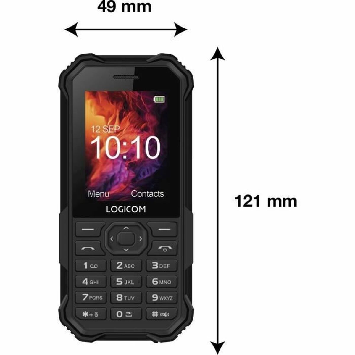 Mobile phone Logicom XTREM 40 Black 2.4"-CA International