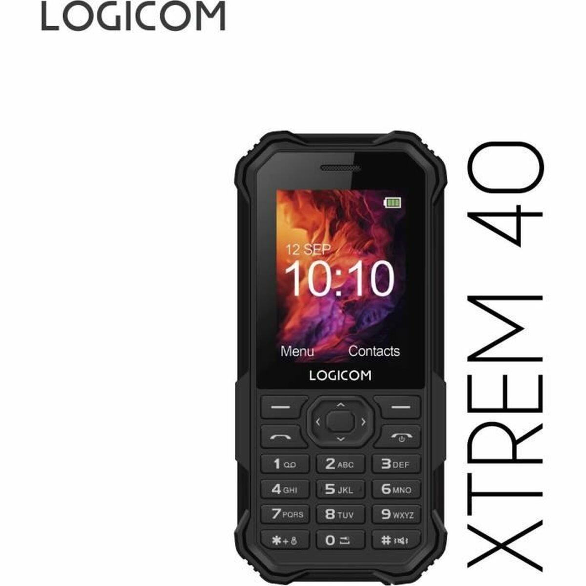 Mobile phone Logicom XTREM 40 Black 2.4"-CA International