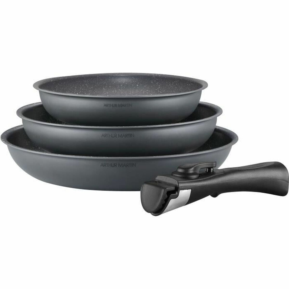 Cookware Arthur Martin AM521 Grey 4 Pieces - CA International   #