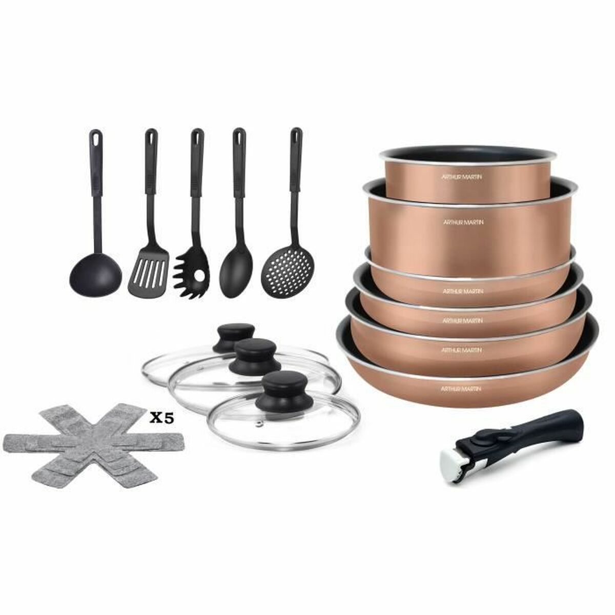 Cookware Arthur Martin   20 Pieces - CA International   #