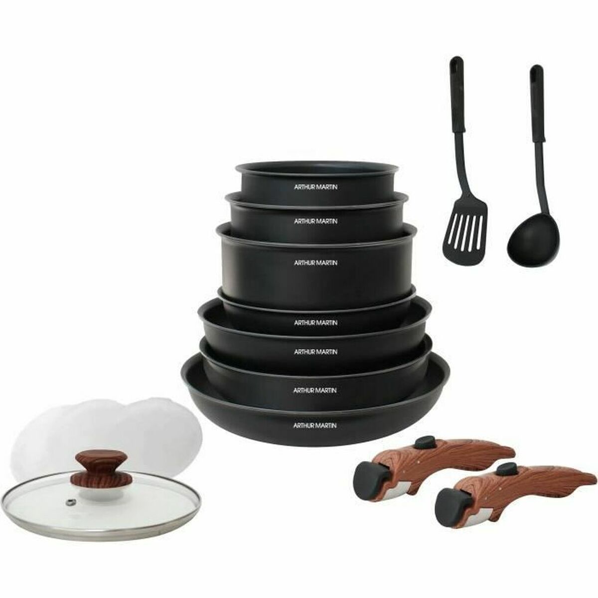 Cookware Arthur Martin AM1502 15 Pieces - CA International   #